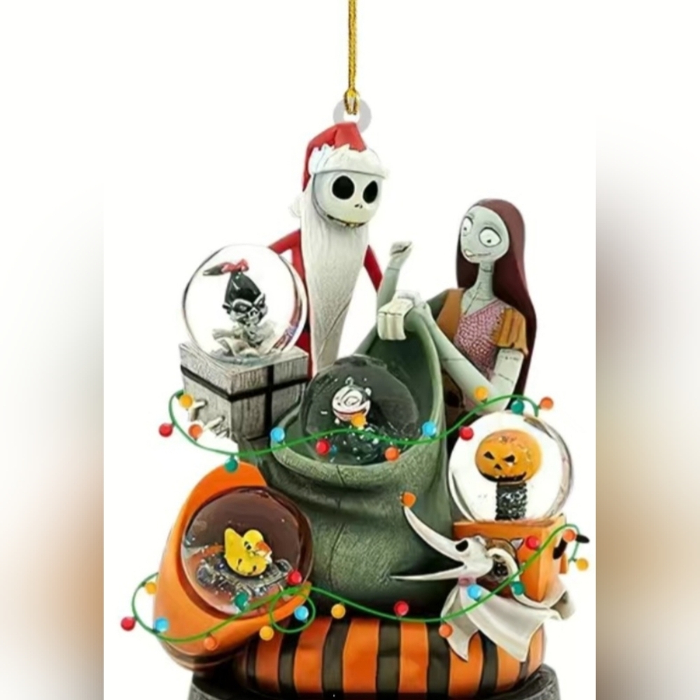Christmas Themed Ornament with Characters